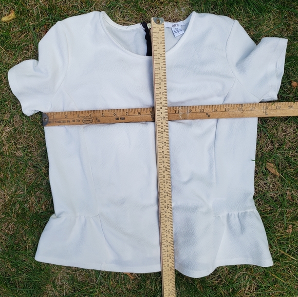 White peplum top large bar III - Picture 6 of 6